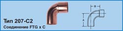 ITE (802384) 207-C2-138 Угол однораструбный 90 градусов 1 3/8'' ITE (802384) 207-C2-138 Угол однораструбный 90 градусов 1 3/8''