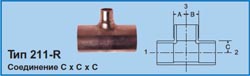 ITE (840243) 211-R-158-78-58 Тройник переходной 1 5/8''x7/8''x5/8'' ITE (840243) 211-R-158-78-58 Тройник переходной 1 5/8''x7/8''x5/8''