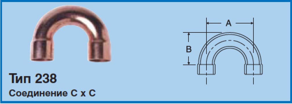 ITE (806092) 238-78-212 Поворот на 180 градусов - калач 7/8'' ITE (806092) 238-78-212 Поворот на 180 градусов - калач 7/8''