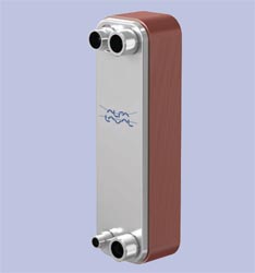 Alfa Laval AC10x14 (14 пластин, 0.52 кВт) Теплообменник пластинчатый паяный Alfa Laval AC10x14 (14 пластин
