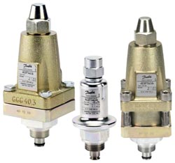 Danfoss (027B1100) Регулятор давления и температуры CVP (LP) Пилот, управляемый давлением, диапазон 0-7 бар Danfoss (027B1100) Регулятор давления и температуры CVP (LP) Пилот